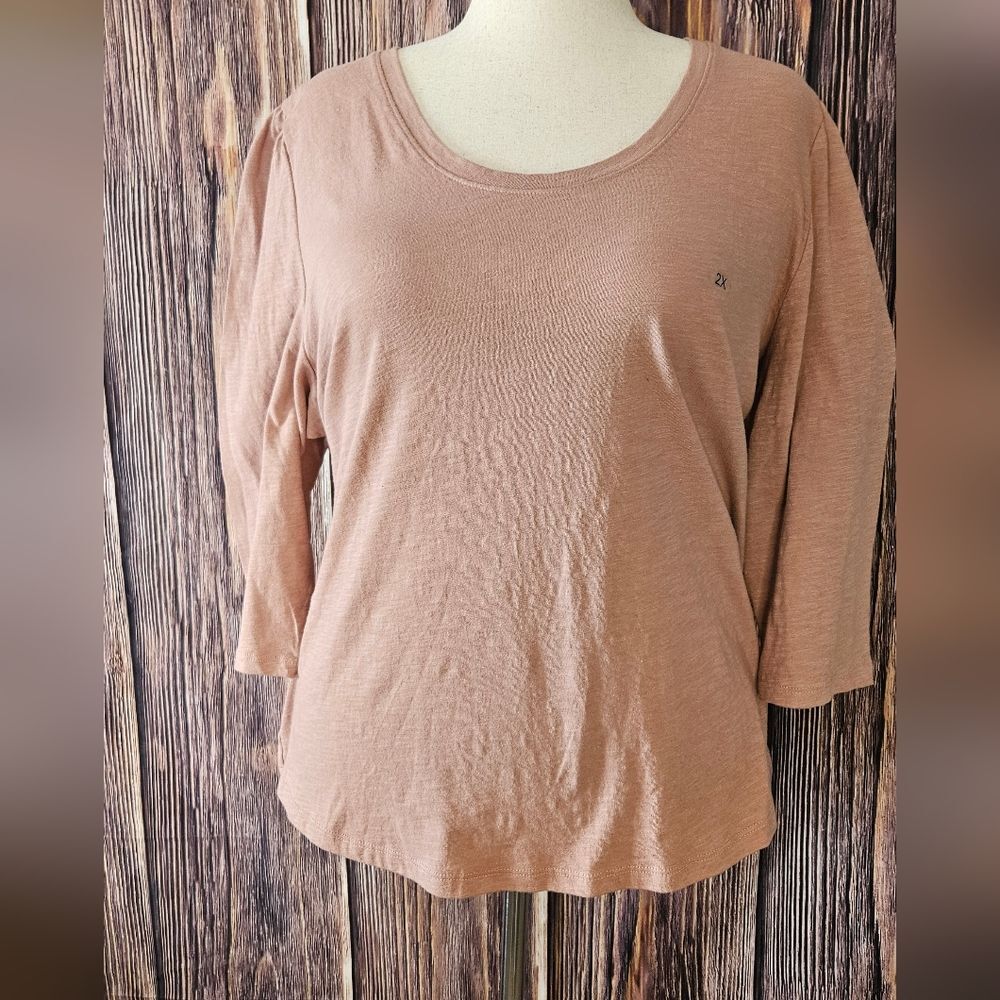 New Maurices 24/7 Puffed Shoulder Tee Plus Size 2X